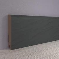 Плинтус из МДФ Ясень Графит, 80 мм